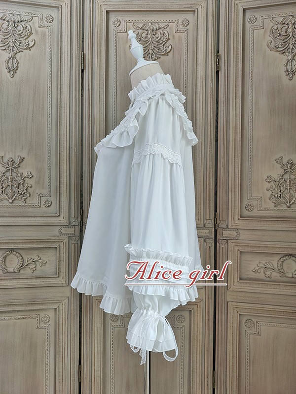 Alice Girl ~Gingham Teddy Vintage Velvet Lolita Blouse - Black Size L  In Stock