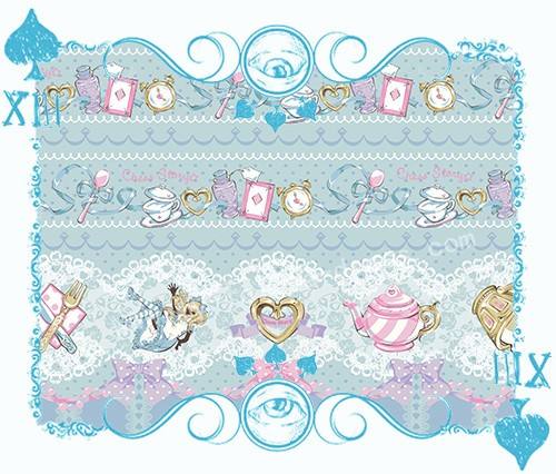 Chess Story Alice's Mad Tea Party Sweet Lolita Salopette