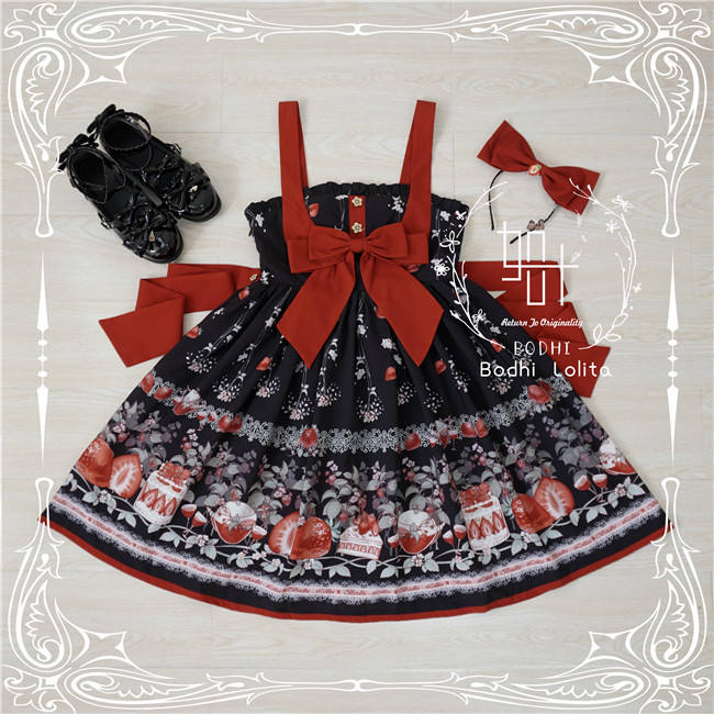 Strawberry Fruit Tea Lolita JSK -Pre-order Closed
