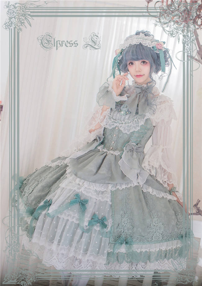 Elpress L ~Christmas D*Romance Ode~ Elegant Lolita JSK -Ready Made Purple M - In Stock