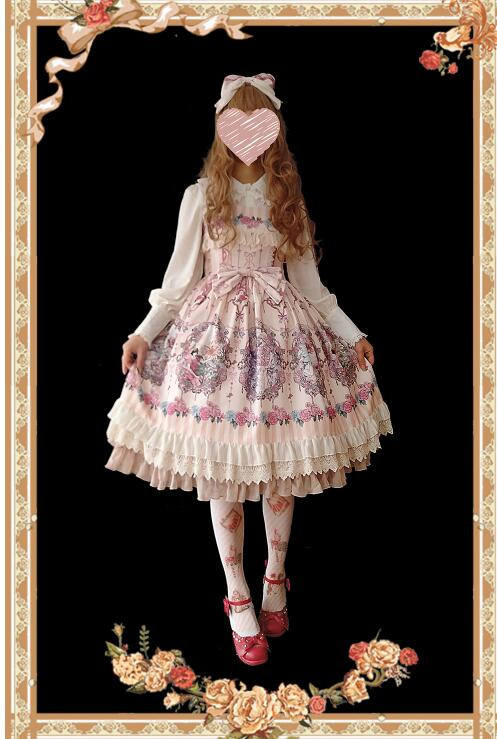 Flower Fairy~ Sweet Lolita JSK + Headbow - In Stock