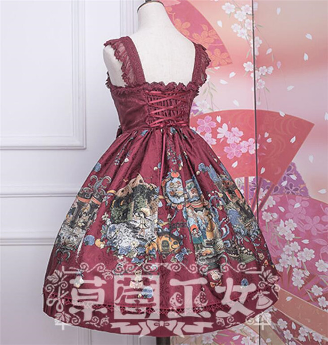 Amazon.co.jp: [XHSUKADO] ロリータ 3点セット JSK