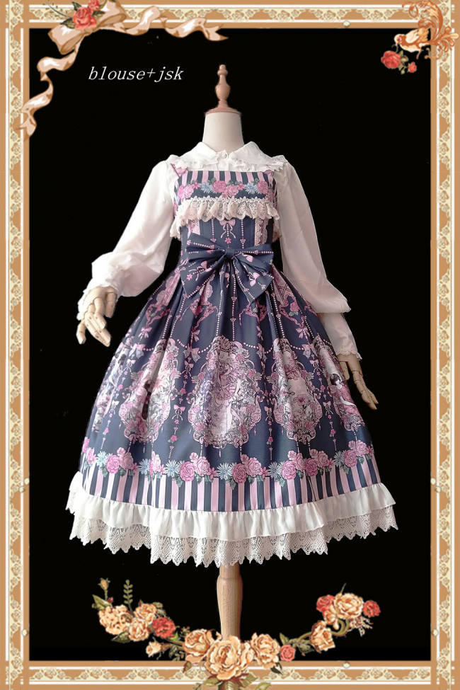 Flower Fairy~ Sweet Lolita JSK + Headbow - In Stock
