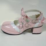 Pink White Cute Lolita Shoes