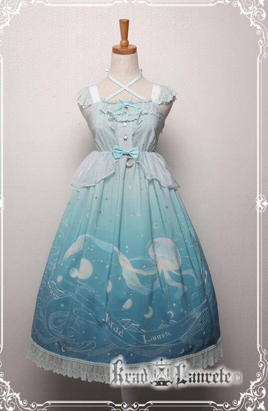 Lost in Sea Blue~ Lolita OP/JSK Short Version/Long Version -Pre-order Closed