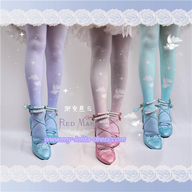 The Gradient Nebula~Sweet Lolita Tights
