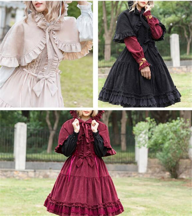 The Wolfing Red Riding Hat Thickening Lolita Jumper