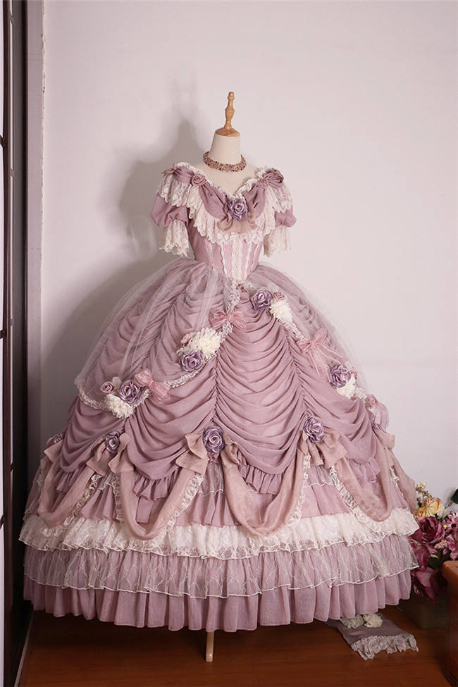 Henrietta ~Rose Queen Flowers Luxury Lolita OP