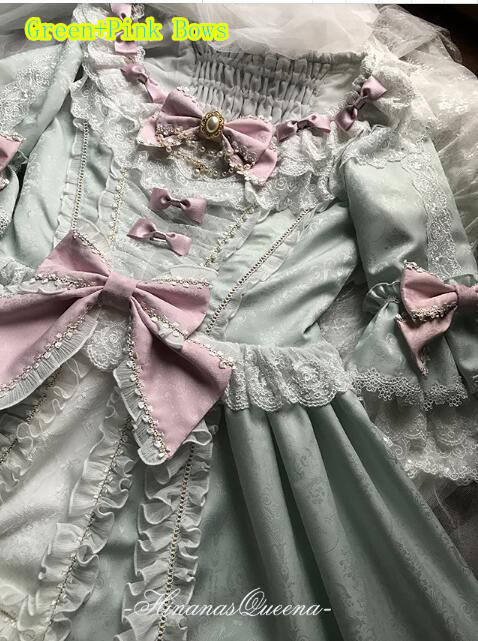Moira~ Lolita Short Sleeves OP Dress -Sax Size XL In Stock