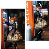 Angels Heart Lolita ~ Lolita Printed JSK -Ready Made
