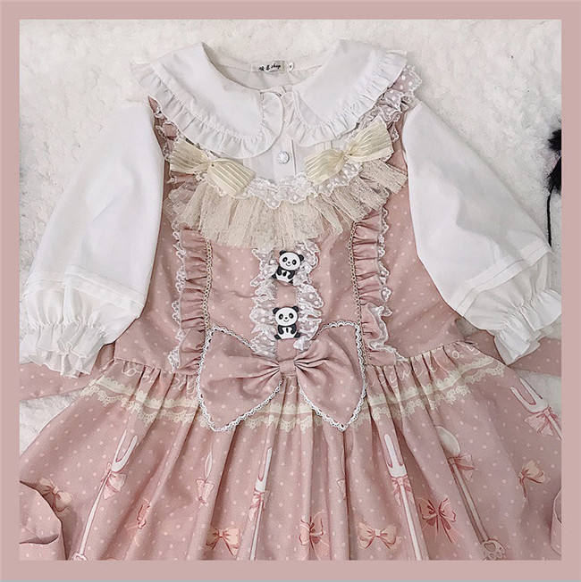 Panda Theme Sweet Lolita OP/JSK-Pre-order Closed