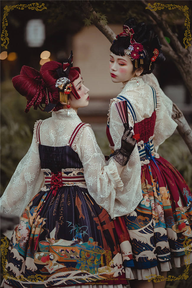 CEL Lolita ~Kaiseki Island Lolita JSK Normal Waist -Ready Made