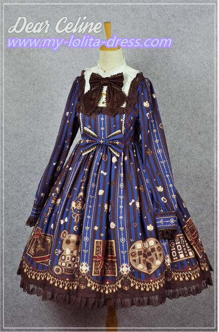 Valentine's Chocolate~ Sweet Lolita OP/JSK -Ready Made