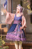 IchigoMiko ~Night Sakura Krathong~ Lolita JSK Dress Version I- Pre-order