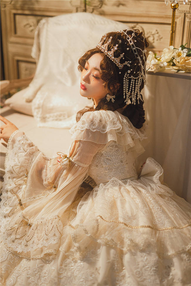 Miss Point ~Ode to the Dawn~ Embroidery Elegant Lolita OP