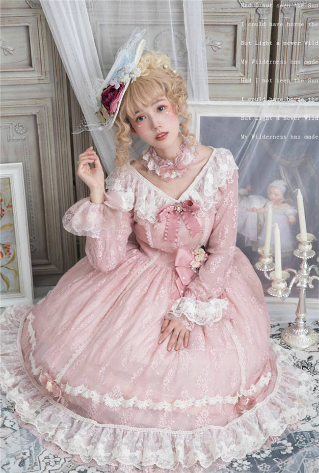 Dawn Maiden~ Vintage Classic Lolita OP Ready Made