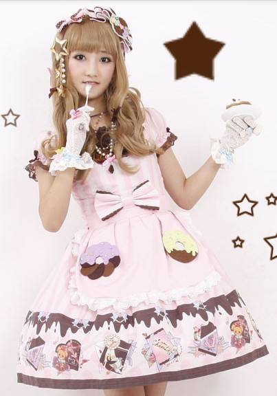 Chess Story Sweet Chocolate Party OP Dress