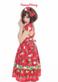 Sweet Strawberry Printed Lolita JSK - In Stock