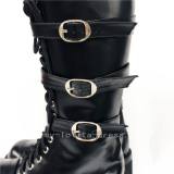 Beautiful Gothic Matt Black Boots