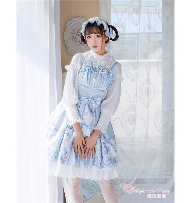 Magic Tea Party ~Swan Lake~ Classic Lolita OP/JSK-Ready Made