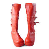 Sweet Red One Piece Perona Boots