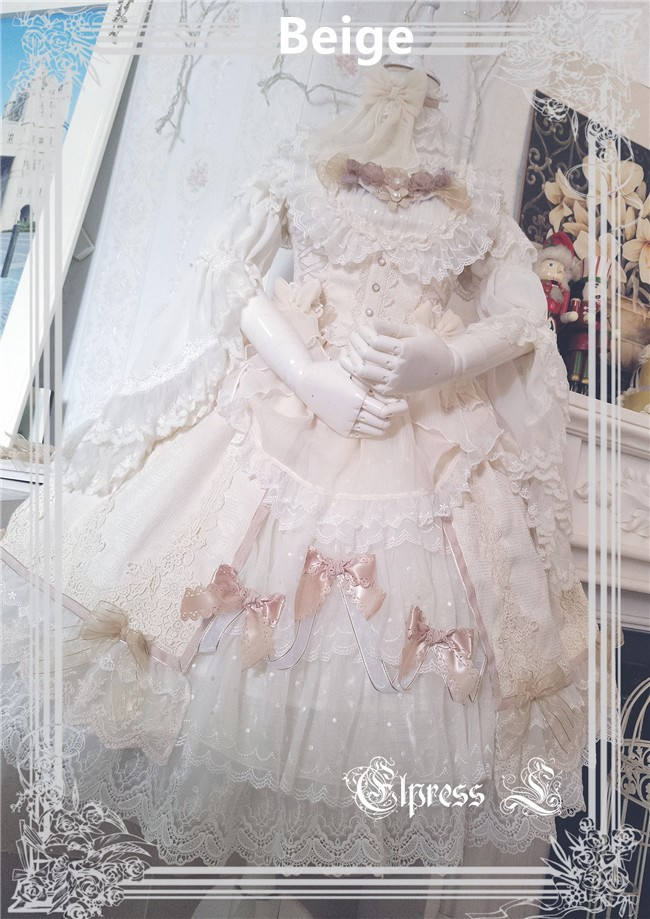 Elpress L ~Christmas D*Romance Ode~ Elegant Lolita JSK -Ready Made Purple M - In Stock