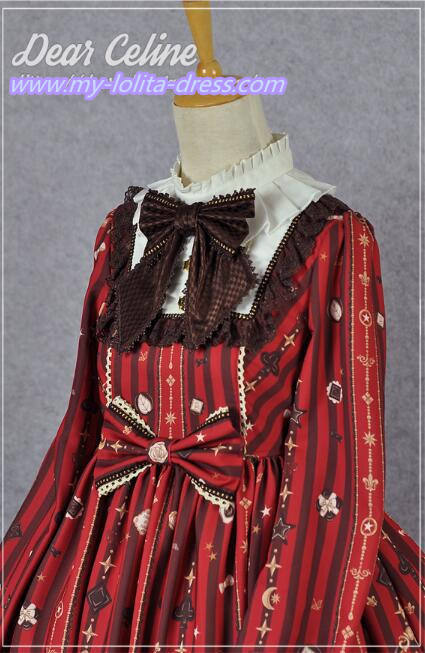 Valentine's Chocolate~ Sweet Lolita OP/JSK -Ready Made