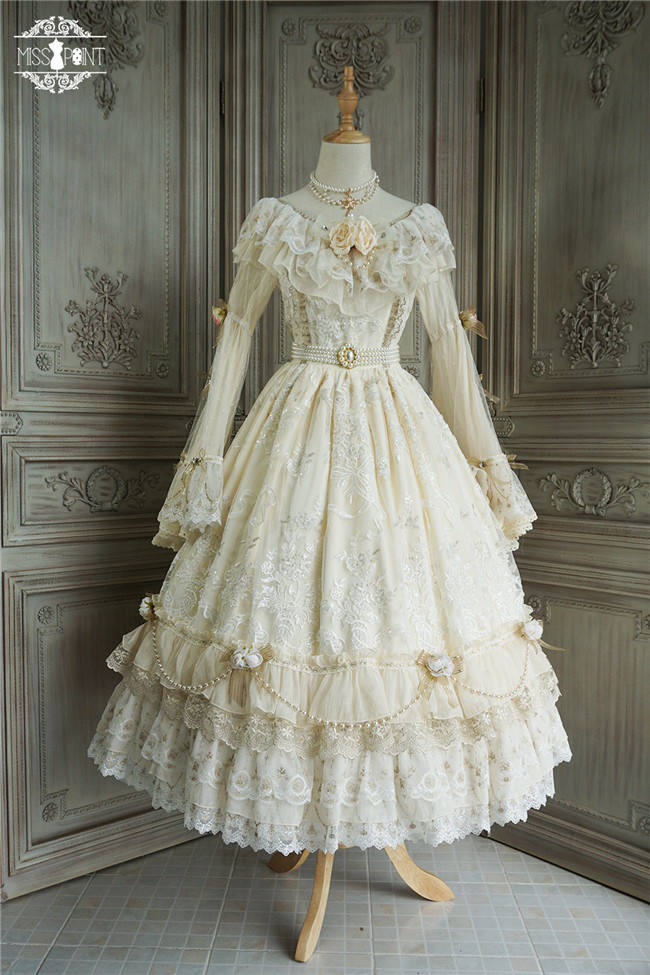 Miss Point ~Ode to the Dawn~ Embroidery Elegant Lolita OP