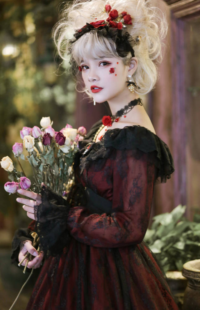 Sunset Maiden~ Gothic Classci Lolita OP Ready Made