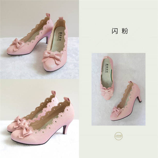 Lost Sister- Sweet Bows Lolita Heels Shoes - 3 Ways Wear
