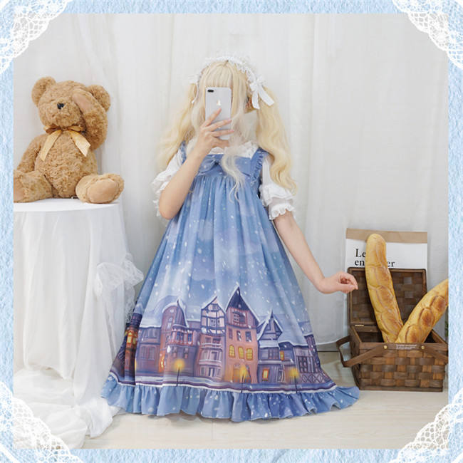 Warm House In Snow~ Sweet Lolita OP/JSK out