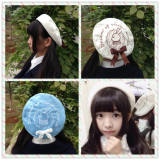 Vision World ~Sweet Bunny~ Embroidery Lolita Beret