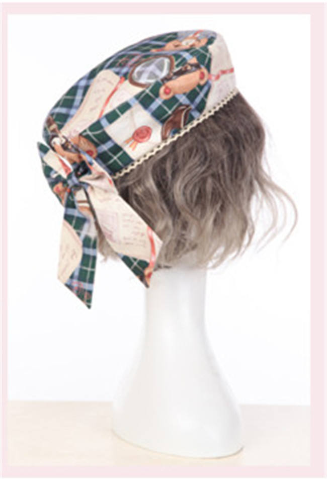 The Detective Bear~ Sweet Printed Lolita OP and JSK -OUT