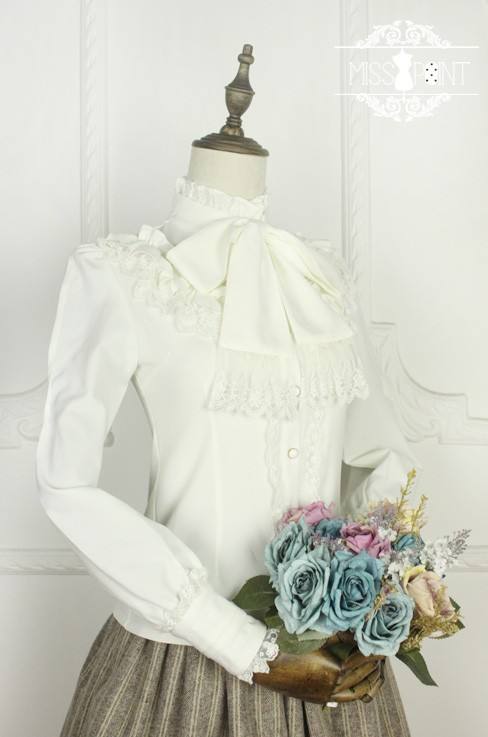 Miss Point~Vintage Elegant Chiffon Lolita Blouse