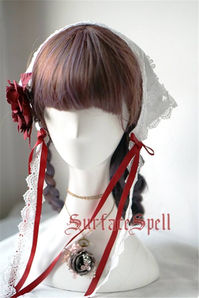 Surface spell ~AlpenRose~ Gothic Ethnic Lolita High Waist Fishbone Skirt