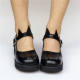 Sweet Girls' Black Matte Lolita Shoes