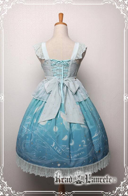 Lost in Sea Blue~ Lolita OP/JSK Short Version/Long Version -Pre-order Closed