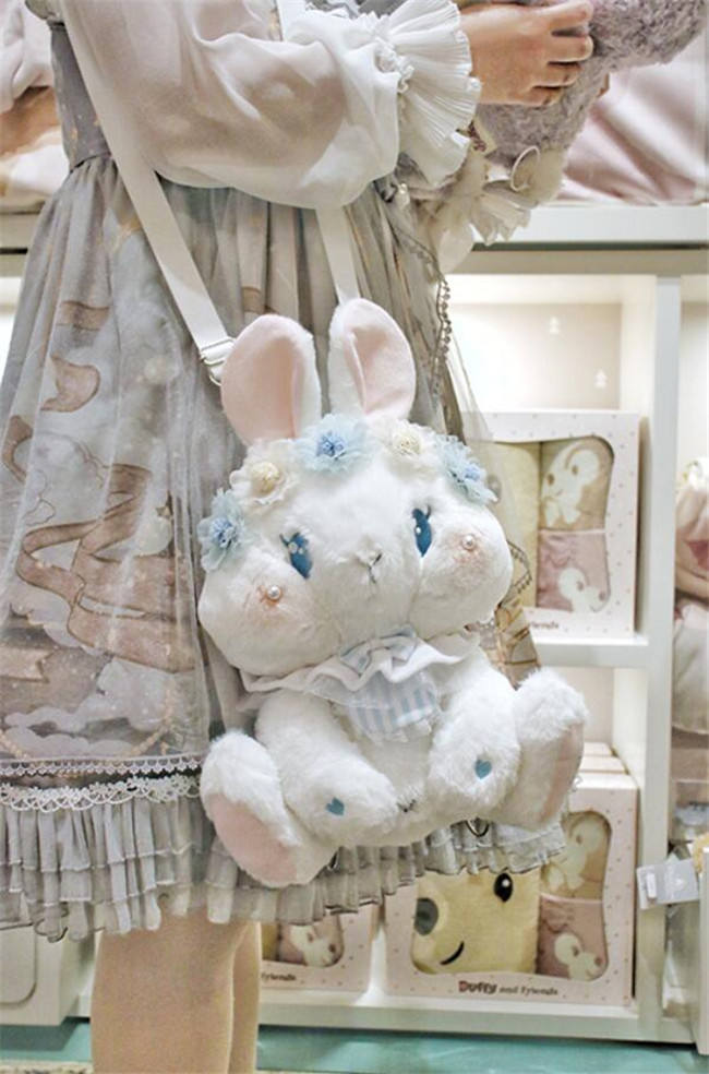 Garland Rabbits Sweet Lolita Bag -2 Ways -Ready MADE
