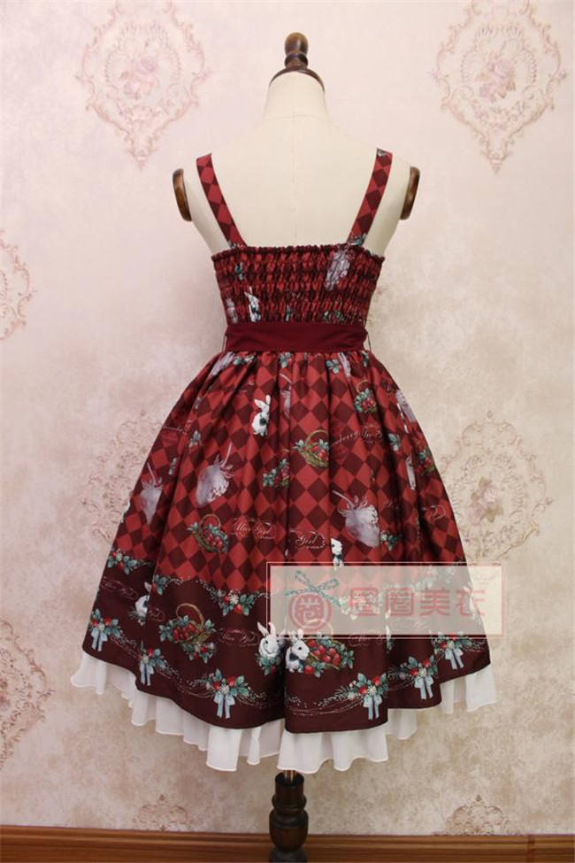Alice Girl~ Strawberry&Rabbit~ Lolita JSK Dress