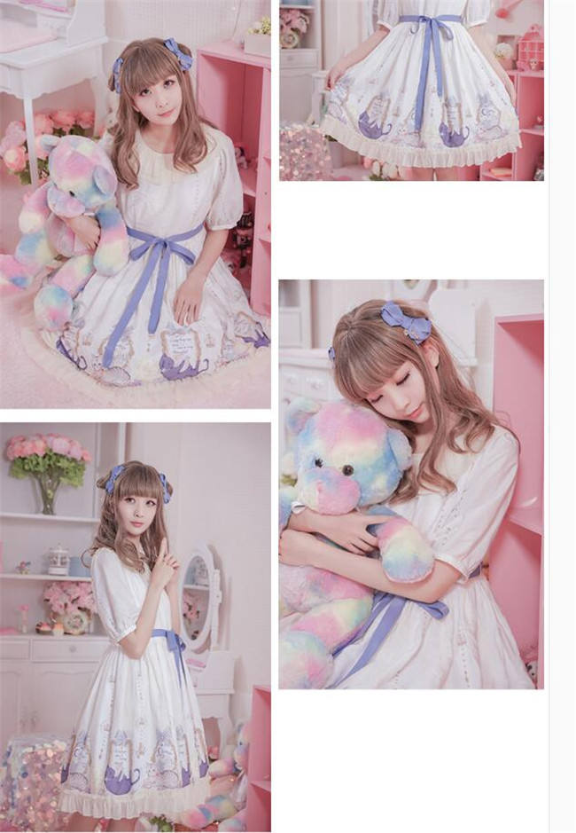 MissCat~ Soft Lolita OP Dress -Ready Made