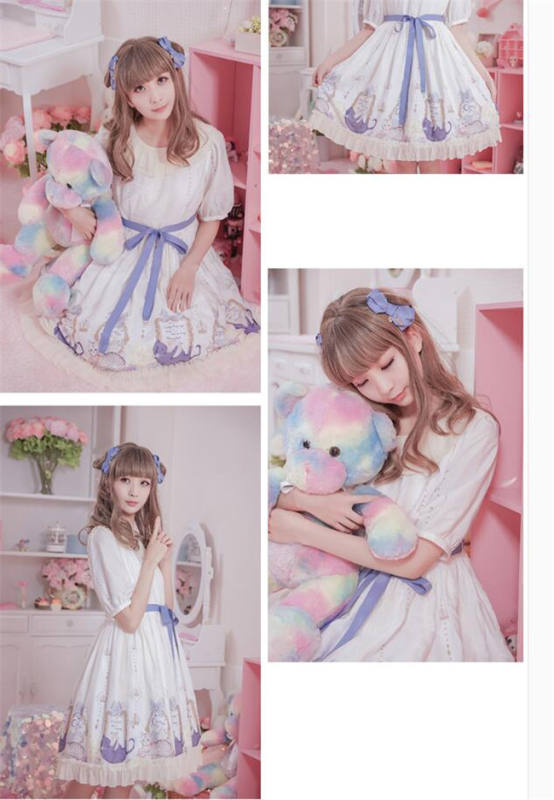 MissCat~ Soft Lolita OP Dress -Ready Made
