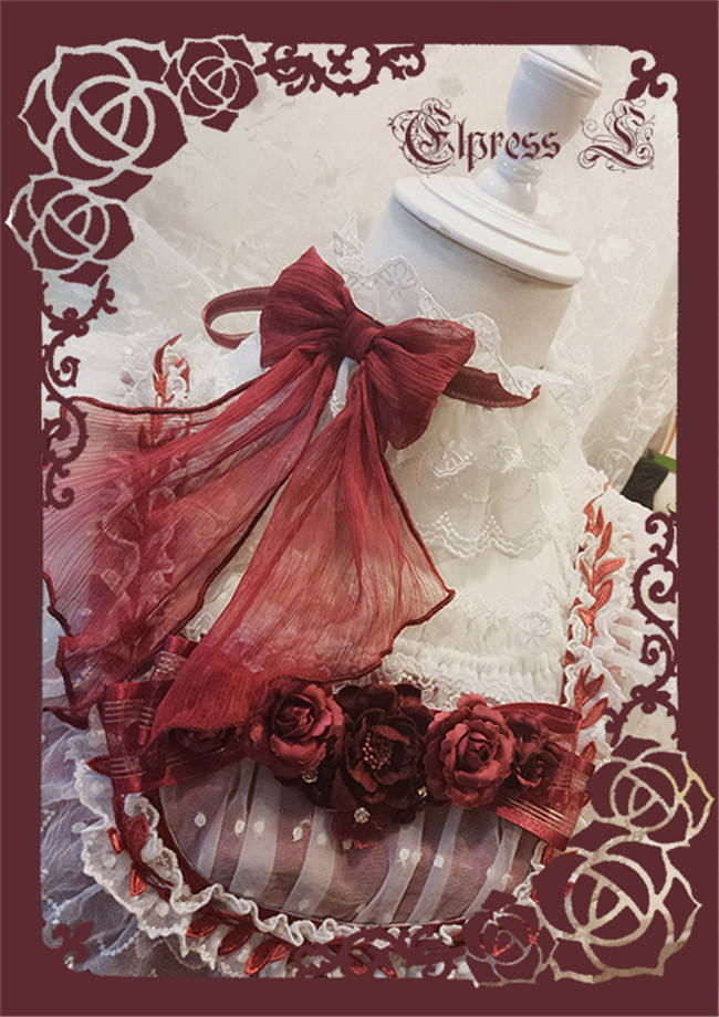 Elpress L ~Christmas D*Romance Ode~ Elegant Lolita JSK -Ready Made Purple M - In Stock