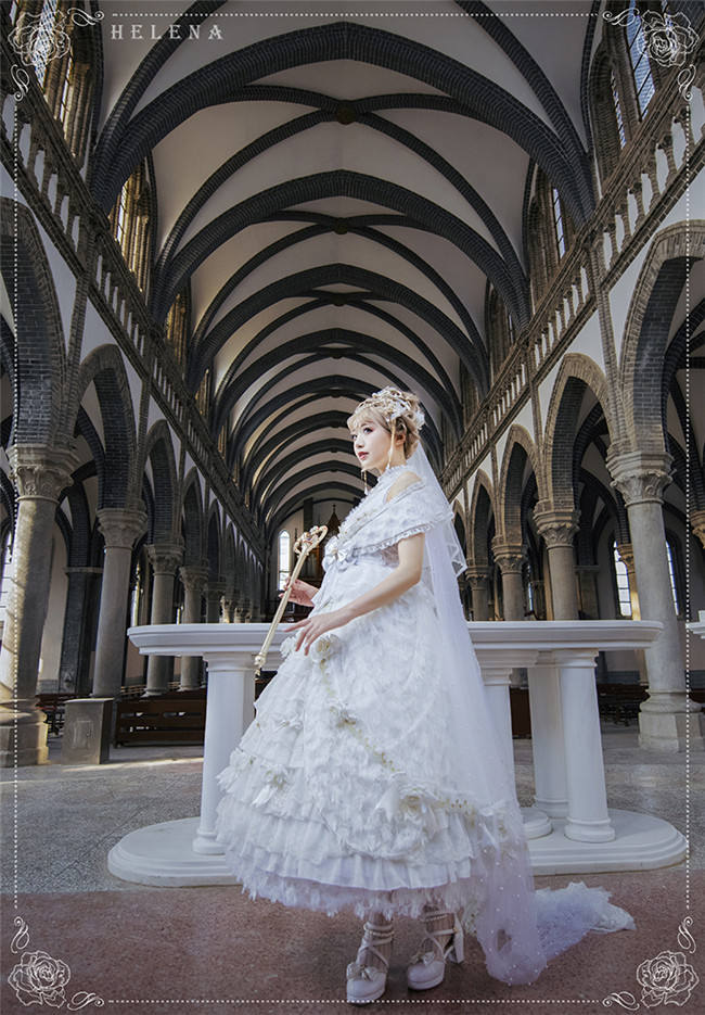 YUPBRO Lolita ~Helena~ Luxury Lolita JSK Bridal Design