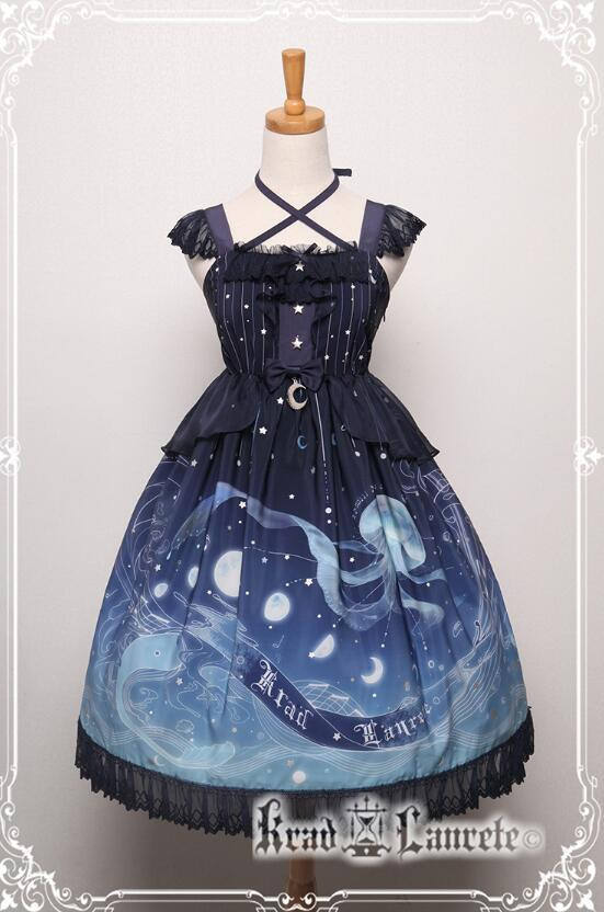 Lost in Sea Blue~ Lolita OP/JSK Short Version/Long Version -Pre-order Closed