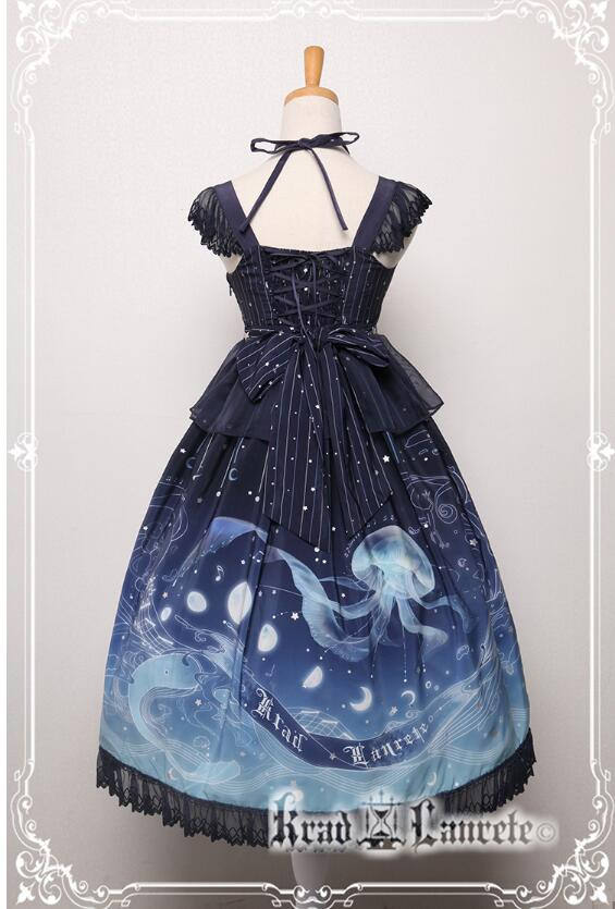 Lost in Sea Blue~ Lolita OP/JSK Short Version/Long Version -Pre-order Closed