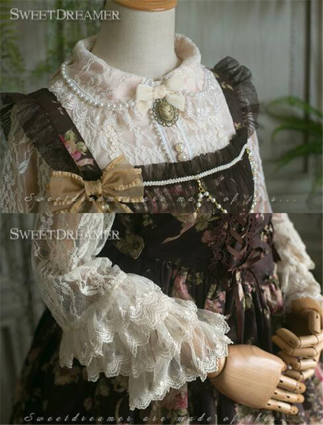 Flower Traver~ Elagant Lace Lolita Blouse