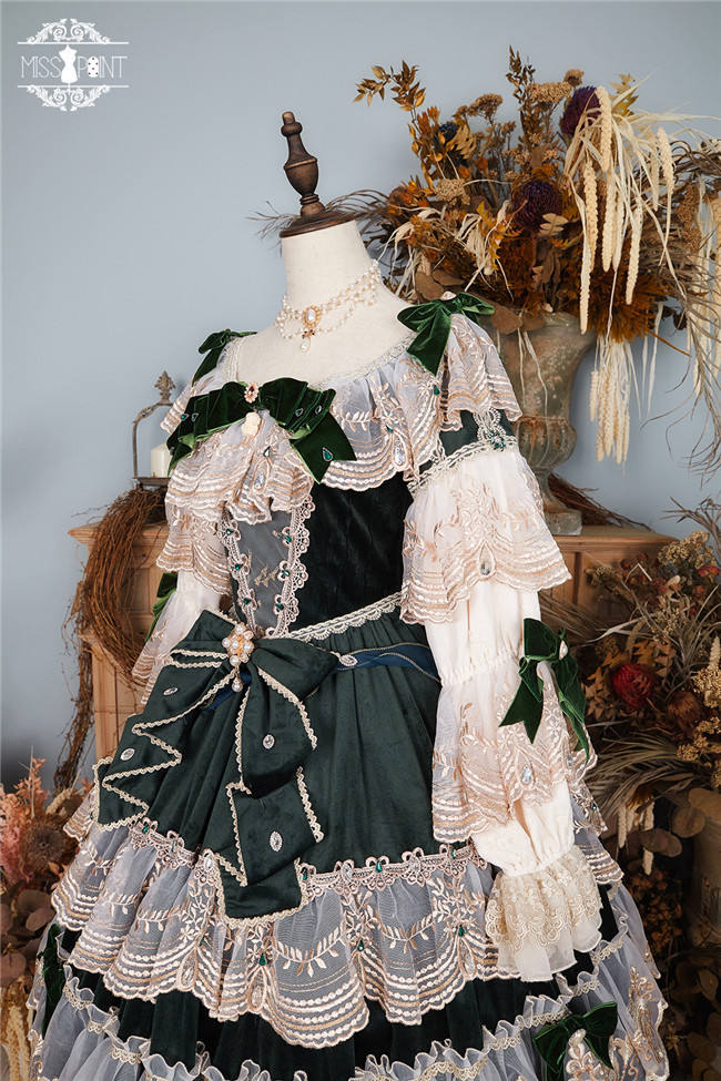 Miss Point ~Masked Ball Luxury Details Lolita OP Fullset