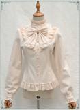 Vintage Thickening Thermal Stand Collar Lolita Blouse