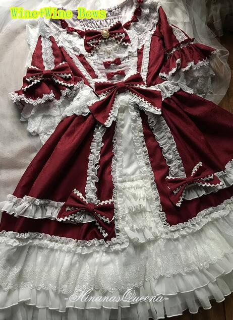 Moira~ Lolita Short Sleeves OP Dress -Sax Size XL In Stock