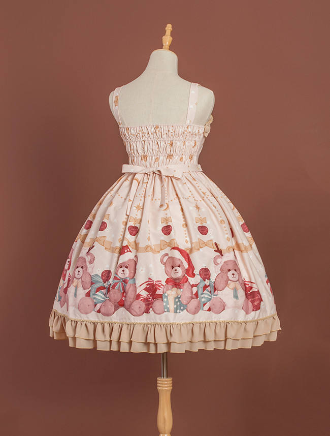 Gift Box Bear~ 2018 New Arrival Sweet Lolita Jumper
